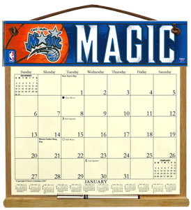 Orlando Magic Calendar Holder